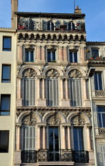 Schöne Fassade in der Altstadt von Marseille