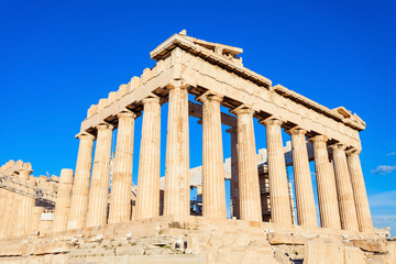 Obraz premium Świątynia Partenon w Atenach