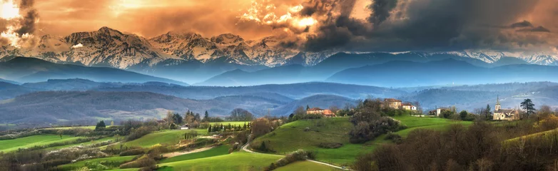Photo sur Plexiglas Panoramique Panorama de la montagne