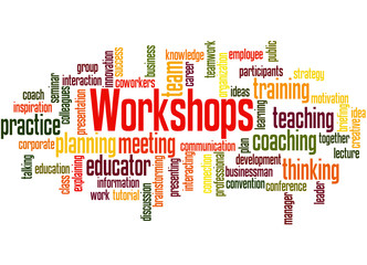 Workshops, word cloud concept 2