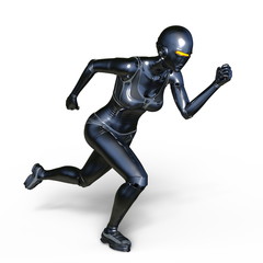 女性サイボーグ