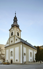Fototapeta na wymiar Evangelical Lutheran Church in Trencin. Slovakia