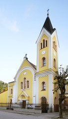 Fototapeta na wymiar Notre Dame church in Trencin. Slovakia