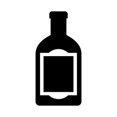 mexican tequila bottle isolated icon vector illustration design