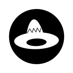 mexican hat isolated icon vector illustration design