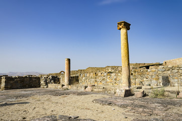 Fototapeta premium The ruins of the ancient city of Astibo, Macedonia