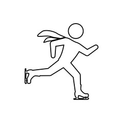 Rollers and ice skates sport vector,illustration, icon