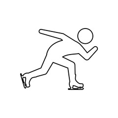 Rollers and ice skates sport vector,illustration, icon