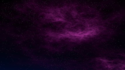 Fototapeta na wymiar Outer-space pink nebula with stars
