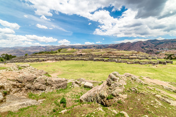 Fototapeta na wymiar Sacsayhuaman, Archeological site, Cusco, Perù