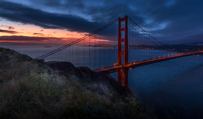 Sunrise on the Golden Gate
