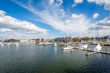 Spa Creek, in Annapolis, Maryland.
