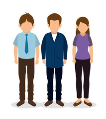 business people isometrics design, vector illustration eps10 graphic 