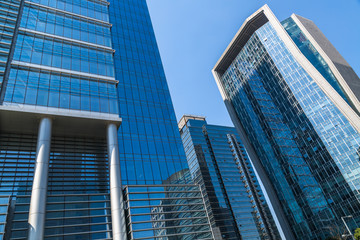 Obraz premium Architecture details Modern Building Glass