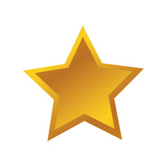 Star shape symbol icon vector illustration graphic design