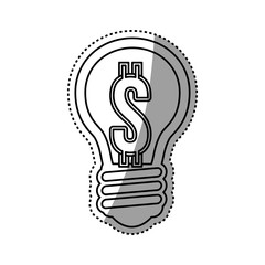 Bulb electric energy icon vector illustration graphic design