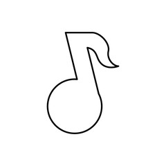 Music note symbol icon vector illustration graphic design