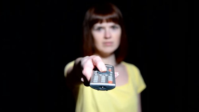 The remote control for the TV.