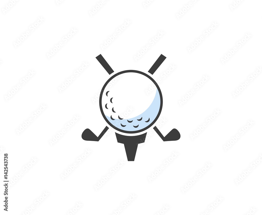 Wall mural golf logo