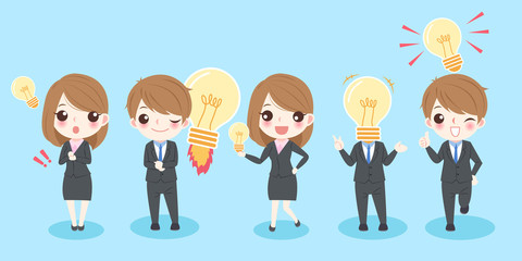business people with idea