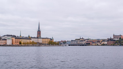 Fototapeta na wymiar The scenic view along Lake Mälaren 