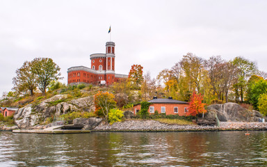 The scenic view along Lake Mälaren 