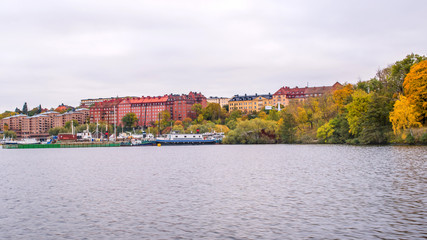 The scenic views along the shore of the  Lake Mälaren