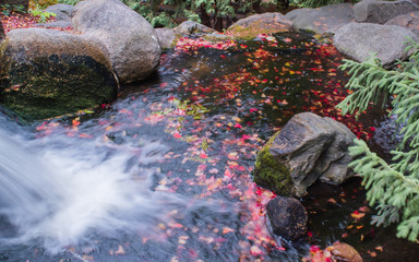 Waterfall under long exposure	