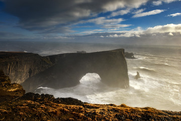 Icelandic landscape,Coast to Vik in Iceland ,Iceland