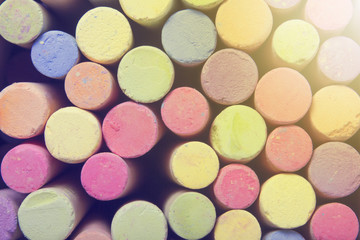 Chalks in a variety of colors.
