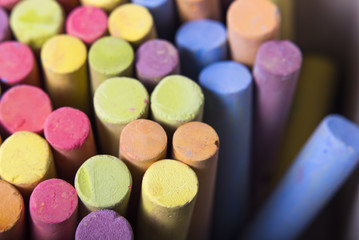 Chalks in a variety of colors.