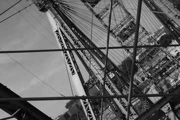 Giant ferris wheel in Viena
