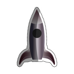 Start up spaceship concept icon vector illustration graphic design
