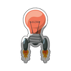 Bulb and creative ideas icon vector illustration graphic design