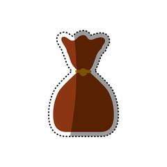 Money bag isolated icon vector illustration graphic design