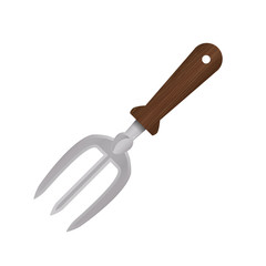 Rake gardening tool icon vector illustration graphic design