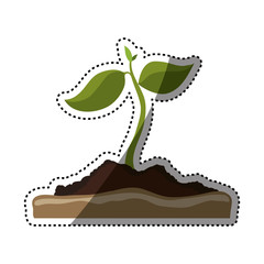 Gardening and agriculture concept icon vector illustration graphic design