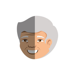 grandfather avatar character icon vector illustration design