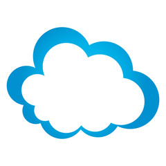 cloud computing isolated icon vector illustration design