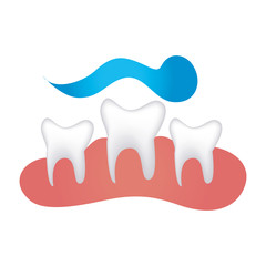 dental healthcare treatment icon vector illustration design