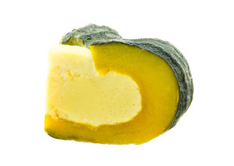 Pumpkin custard on white