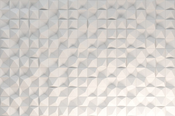 Pattern of white pyramid shapes