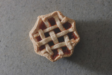 Delicious mini jam pie