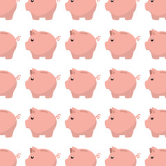 piggy savings money icon vector illustration design