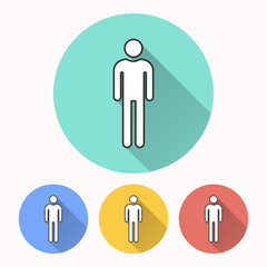 Man - vector icon.