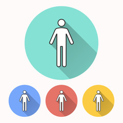 Man - vector icon.