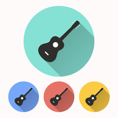 Guitar - vector icon.