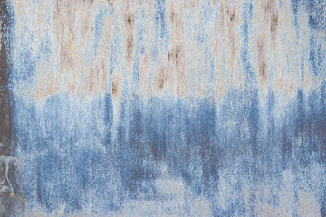 Metal texture steel with traces of old paint and rust. Grunge background.