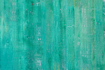 The whole texture of old wooden boards, bright emerald color grunge backgrounds, print, tiles, flooring, laminate