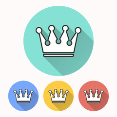 Crown - vector icon.